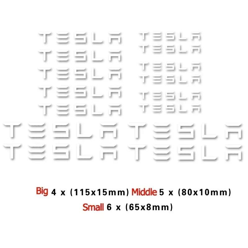 Car Sticker Tesla Car Brake Caliper Handle Sticker for Tesla Model X S Y 3 P75D P85D P90D P100D Roadster Films Side Fender Windo