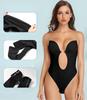 Women's Bodysuit Bra Black Shaping Thong for Backless Dress XL Body 01 - Black - 38