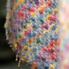 Colorful 3D Polka Dot Plush Texture Knitted Fabric Autumn Winter Coat Dress DIY Sewing Material Background Decoration Cloth