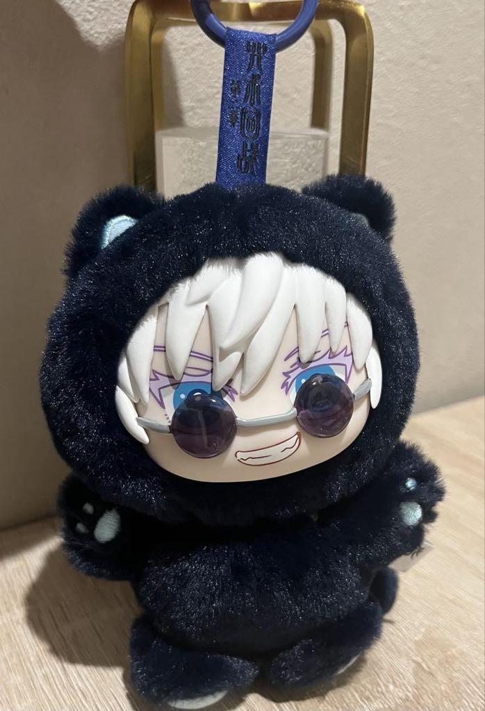 [USED] Jujutsu Kaisen Official Cat Ear Plush Figure Gojo Satoru (Overseas Exclusive)