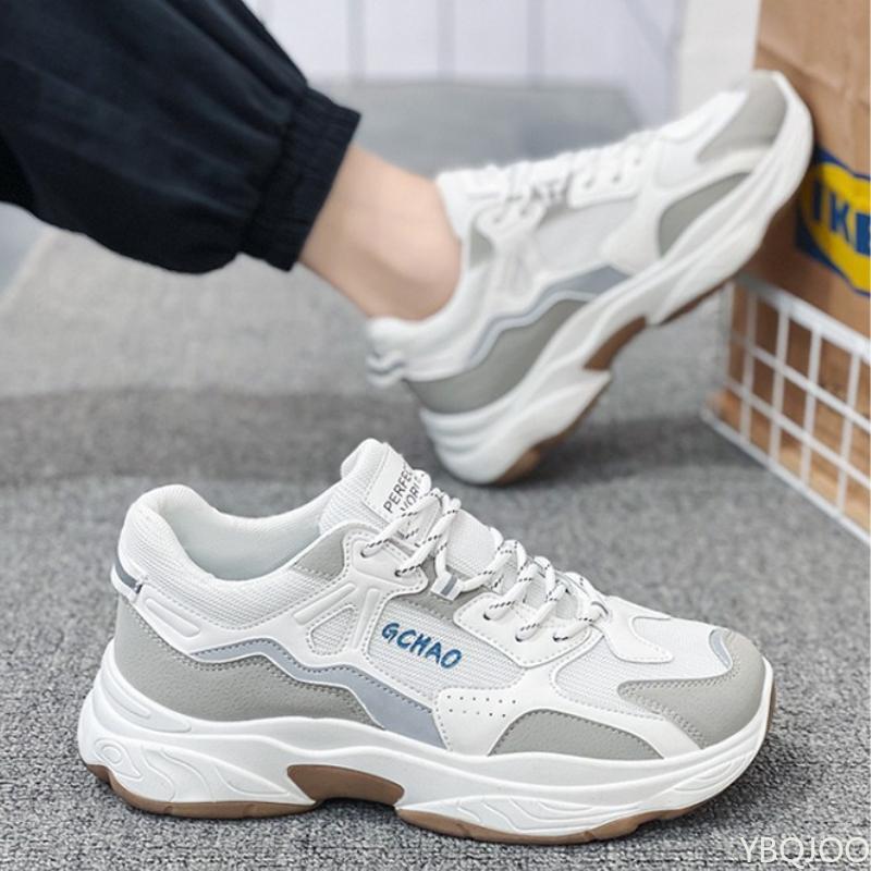 Herrenschuhe Frühling Sommer atmungsaktiv neuer Trend vielseitig Laufen dünnes Mesh Sportlich lässig schlicht bequem Board-Schuhe