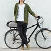 Bicycle trunk bag with shoulder strap 13l black