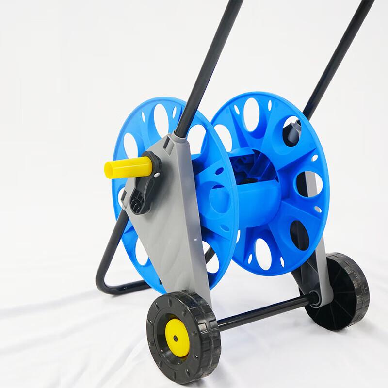 Garden Hand-Crank Hose Reel Cart