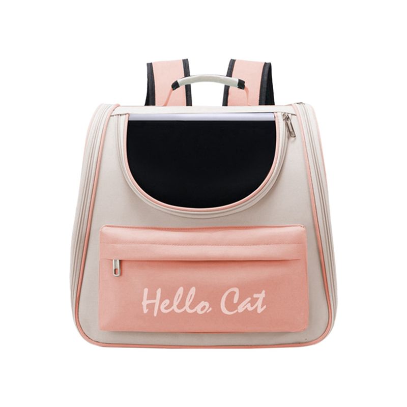 

M-Modern-Large-Capacity Pet Supplies, Cat Out Portable Space Bag, Sun-Proof Breathable Pet Bag рожевий