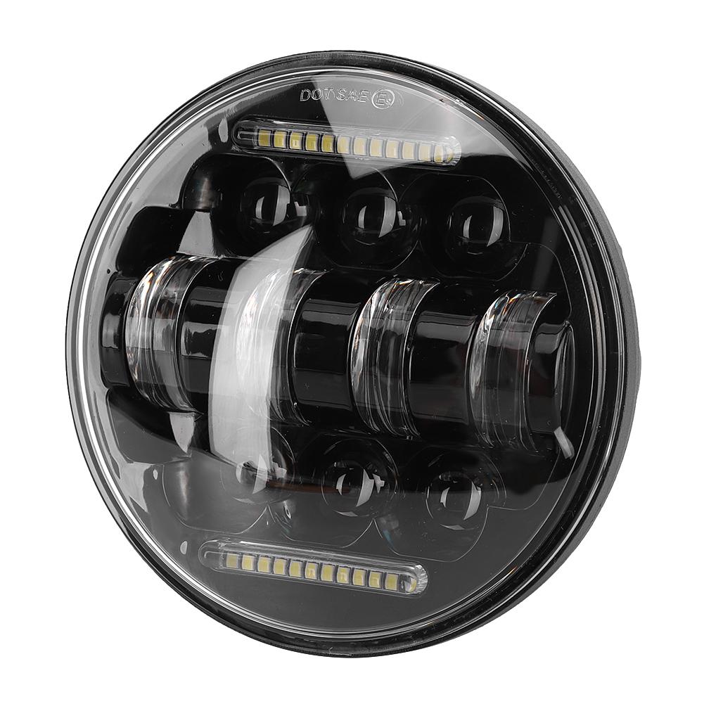 

66 Вт 5,75-дюймовый универсальный светодиодный мотоциклетный прожектор рабочий свет белый 6000 К