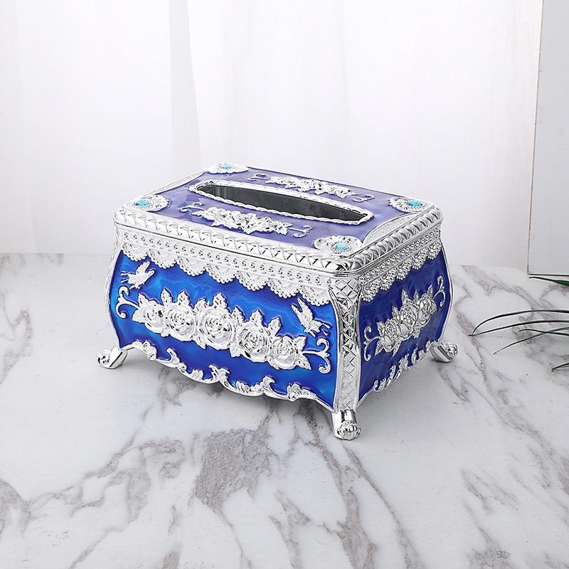 Napkin Extraction Paper Box European Style Plastic Kitchen Napkin Dispenser Storage Box Organizer Desktop Home Decorative
