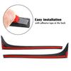 Carbon Fiber Black Rear Window Side Spoiler Wing For VW GOLF 7 MK7 GTD R 2014-2018 Car-styling Auto