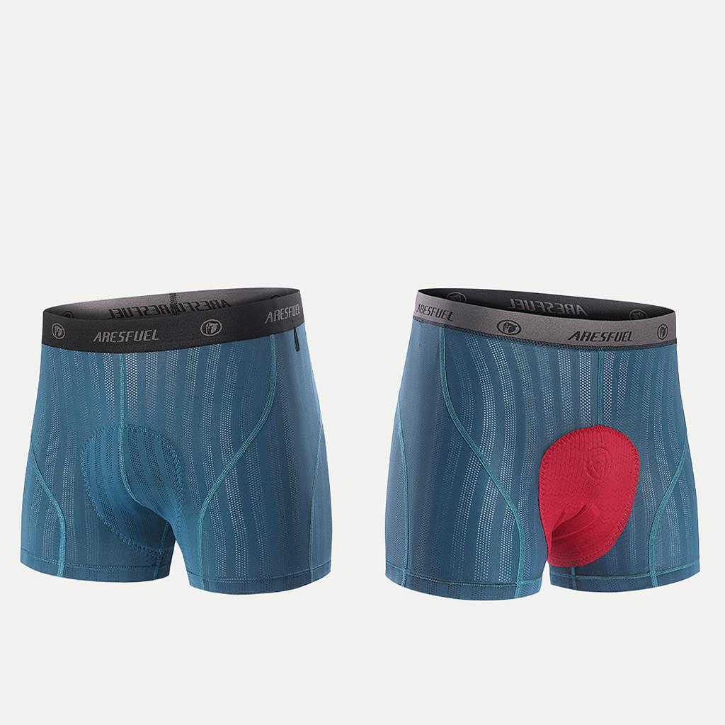 Herrvadderade cykelshorts Andningsbara Snabbtorkande Elastiska Bekväma För Långdistansväg Och