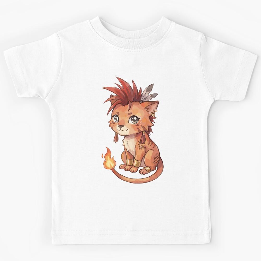 Red XIII Final Fantasy VII FF7 FFVII Kids T-Shirt 160