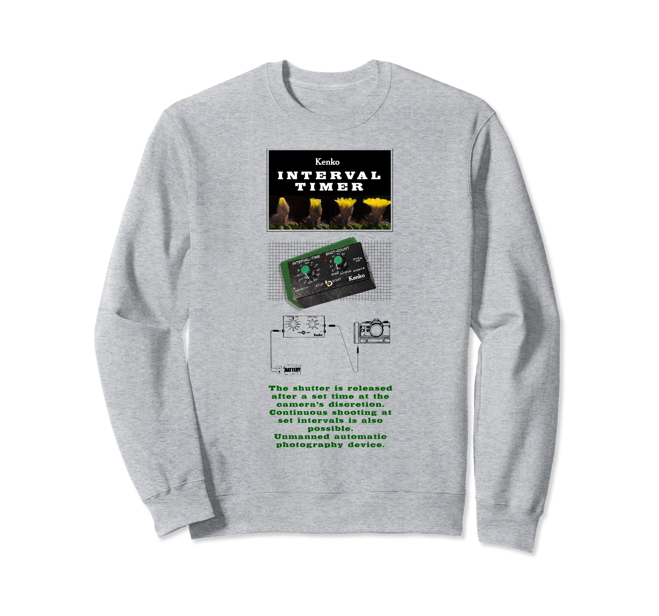 

Kenko INTERVAL TIMER [Front Print] [80s Reprint] Sweatshirt