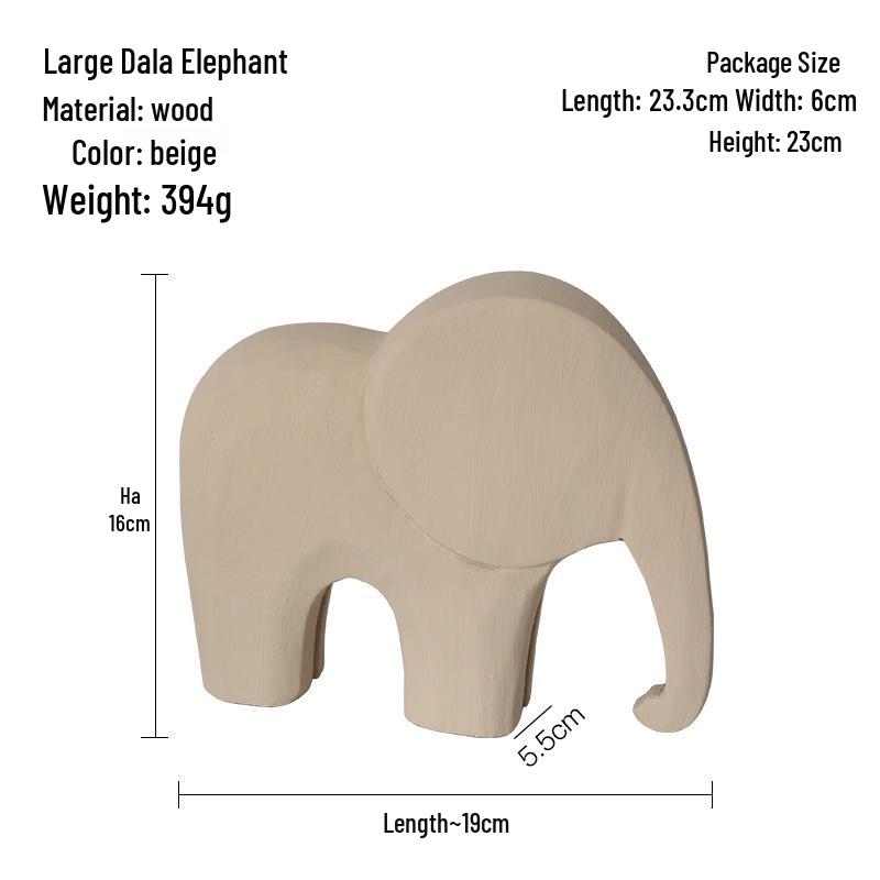 Adorno de Caballo de Madera Estilo Nórdico Morandi para Decoración de Hogar, Oficina o Sala de Estar