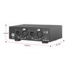 Phantom Power with XLR Cable and 3.5mm Sound Cable, Dual Microphone, 48V Power Supply for Condenser Microphones and Music Recording Equipment, High