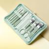 with Storage Case Nail Clipper Kit Stainless Steel Nail Care Tool Fingernail Trimmer Suit  Home