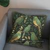 2D Exquisite Birds Pattern Decorative Throw Pillow Pattern Cushion Cover Suitable For Sofa Bedroom Car Pillow Cover