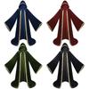 Mittelalterlicher Gothic Halloween Herren 4-farbiger langer Umhang