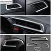Dashboard Central Middle Air AC Conditioning Outlet Vent Frame Decoration Cover Trim Accessories For Honda FIT JAZZ 2014 -