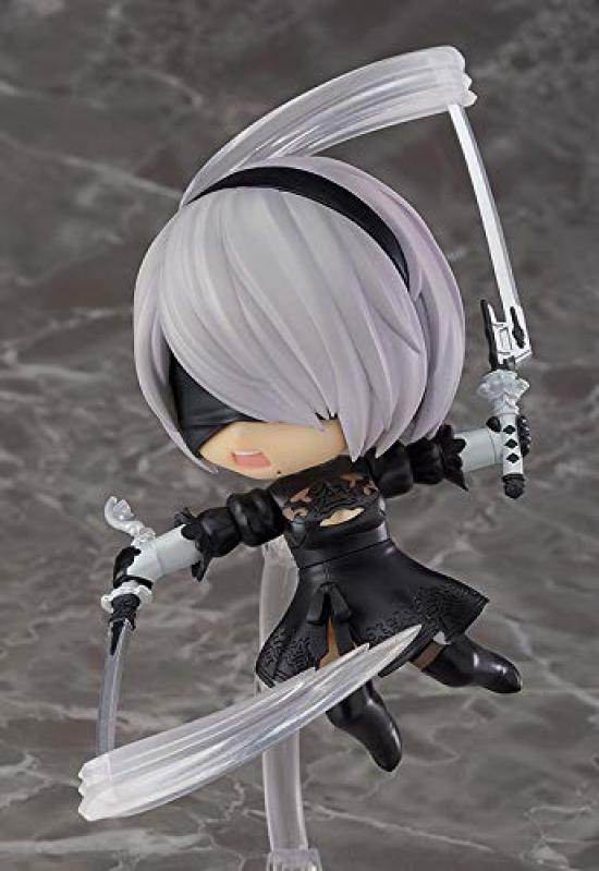 Square Enix Nendoroid NieR Automata 2B 2 Type Plastic Painted Movable Figure Second Resale [YoRHa No. B] Non-scale