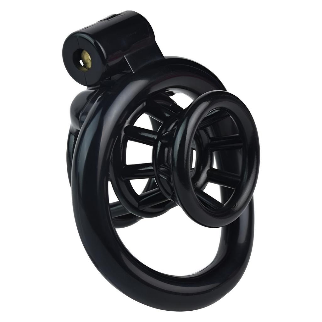 Men's Resin Chastity Lock 3D Penis Cage Colorful Wearable CB Lock Gay Cock Ring BDSM Cuckold Chastity Belt