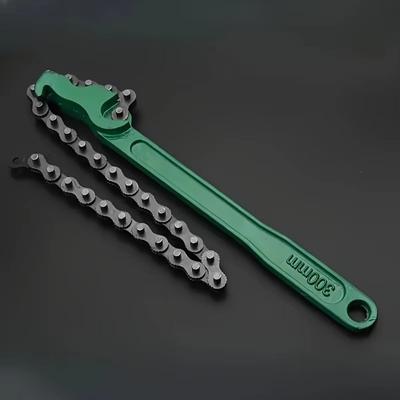 Heavy Duty Chain Filter Wrench Non Slip Pipe Fittings Wrench Strap Filter Wrench  Industrial Use