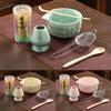 6PCS Stirring Bamboo Ceramic Japanese Matcha Tea Set Food Grade Safe Matcha Whisk Reusable Japanese Chasen