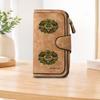 Butterfly Print Vintage Long Zipper Wallet, Large-capacity Card Holder, Unisex Clutch Bag, Stylish Zippered Coin Purse, Suitable for Daily Use, a