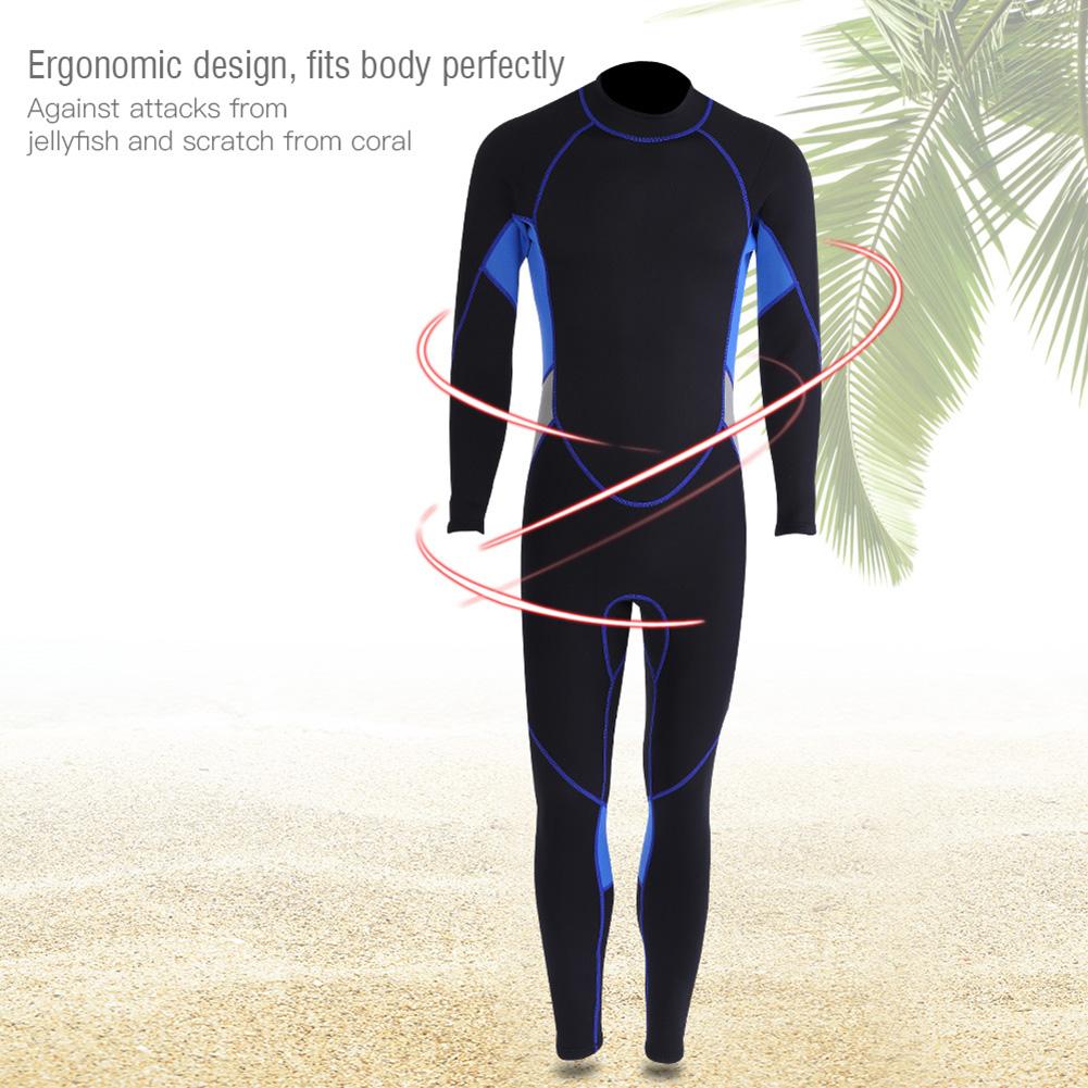 3mm Long sleeved Pants Thermal Thickened Swimming Snorkeling Diving Suit SurfingWetsuit