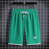 Men's Hong Kong Style Color-Block Waffle Shorts - Two-in-One Loose Casual Summer Sportswear