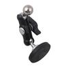 Base de Placa Adaptadora Magnética Universal de 1/4 de Polegada Base de Montagem com Articulação Esférica de 17 mm Para Tripé de Câmera Suporte de Telefone Equipamento de Fitness