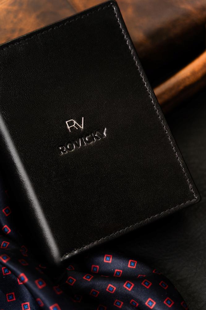 Stylish Men's Leather Wallet Without Clasp - Rovicky