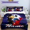 3pcs Ladybug4 Cover Set - Personalized Name, HD Printed Bedding with 1 Cover and 2 Pillowcases - Perfect for Home Decor, Easy Care