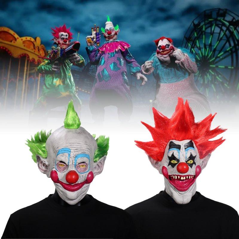 Killer From Klowns Outer Space Character Mask Halloween Headwear Cosplay Props