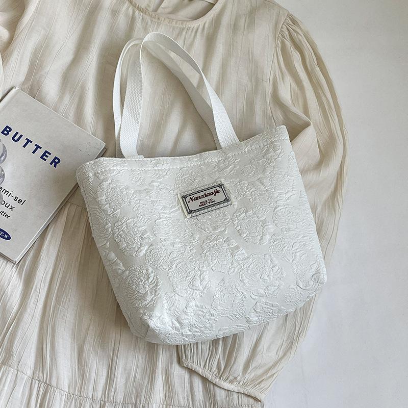 Korean Ins Niche Canvas Bag New Fashion Commuter Tote Bag Female College Students' Class Shoulder Bag