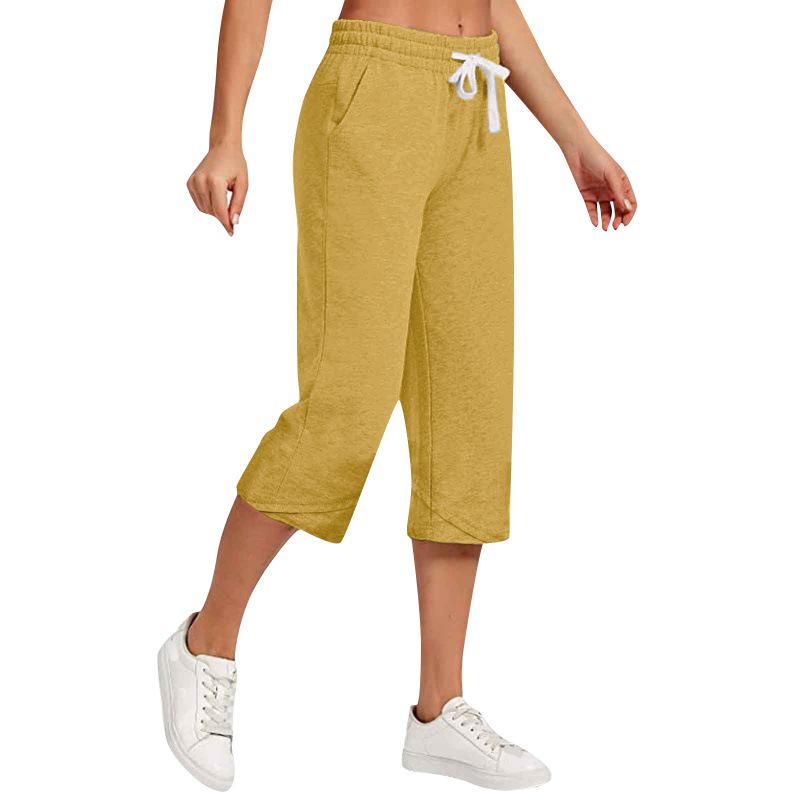 

2023 Women s Casual European & American Capris XXL синій