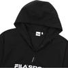 FILA Sweatshirts Unisex Black Hooded Thin Regular FS2JKF2132X_BLK