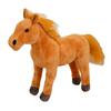 Kids Horse Doll Fleece Fabric Foal Shape Doll PP Cotton Filling Easy To Maintain Children Playroom Horse Companion