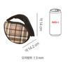 Daiso Check Pattern Earmuffs Brown