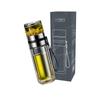 Double-Layer Borosilicate Glass Tea Infuser Bottle
