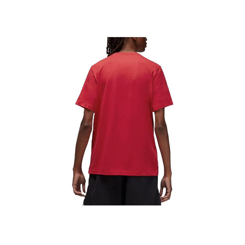 Jordan Logo Print Crew Neck Short Sleeve T-Shirt Men Tops Red CJ0922-612