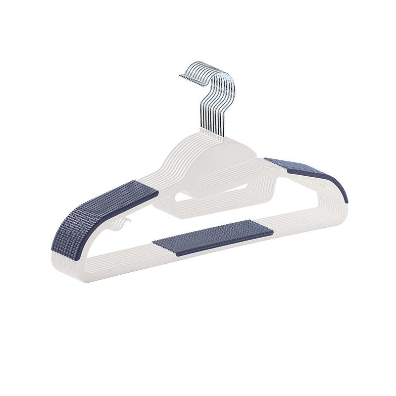

10PCS Plastic Clothes Hanger,Household,Non-slip,No trace,Anti-shoulder Angle,100% New Material,Strong Load Bearing,Modern Simple L