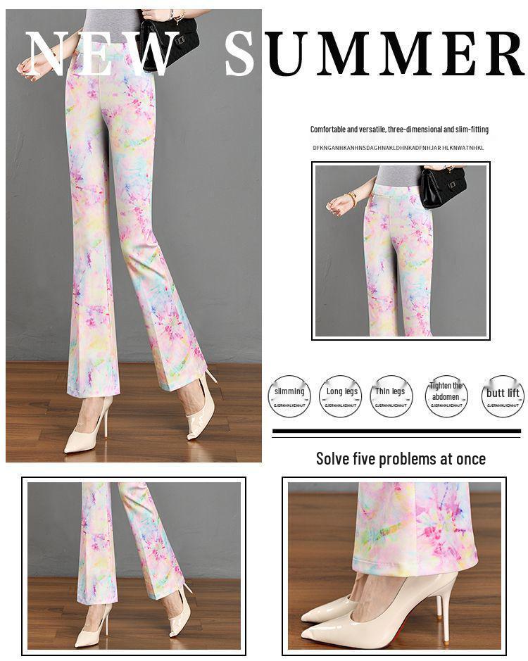 Cuihua Damen Karotten-Micro-Flare Hose: Sommer 2025 Schlankmachende & Vielseitige Mode
