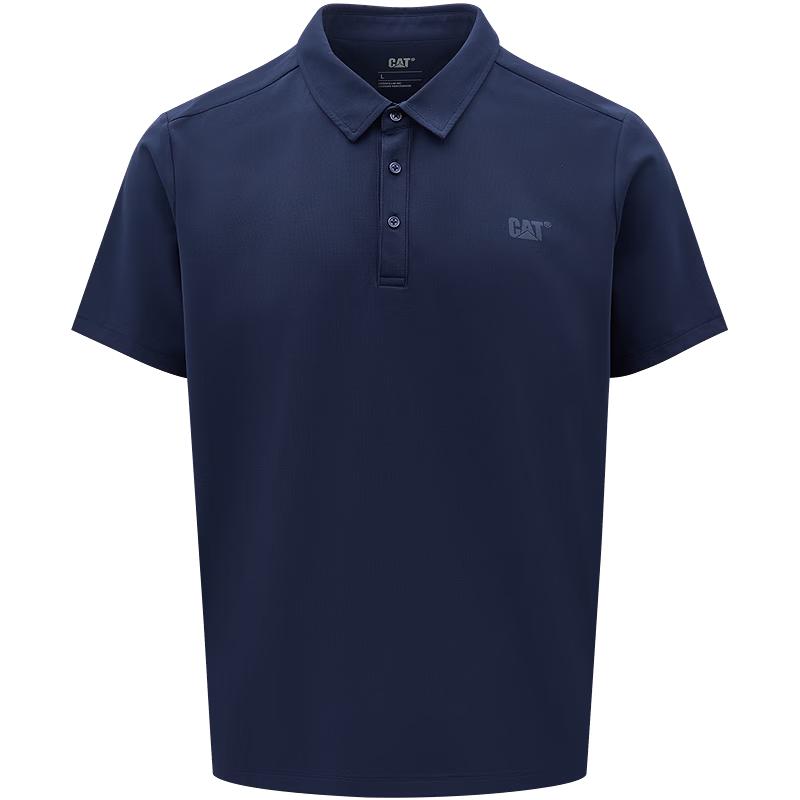 

CAT Men s Cooling Waffle Polo Shirt L