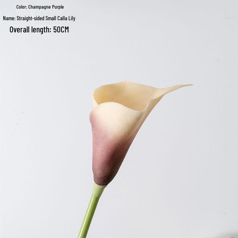 INS Style PU Calla Lily Simulation Flower for Home and Wedding Decor - MW01512
