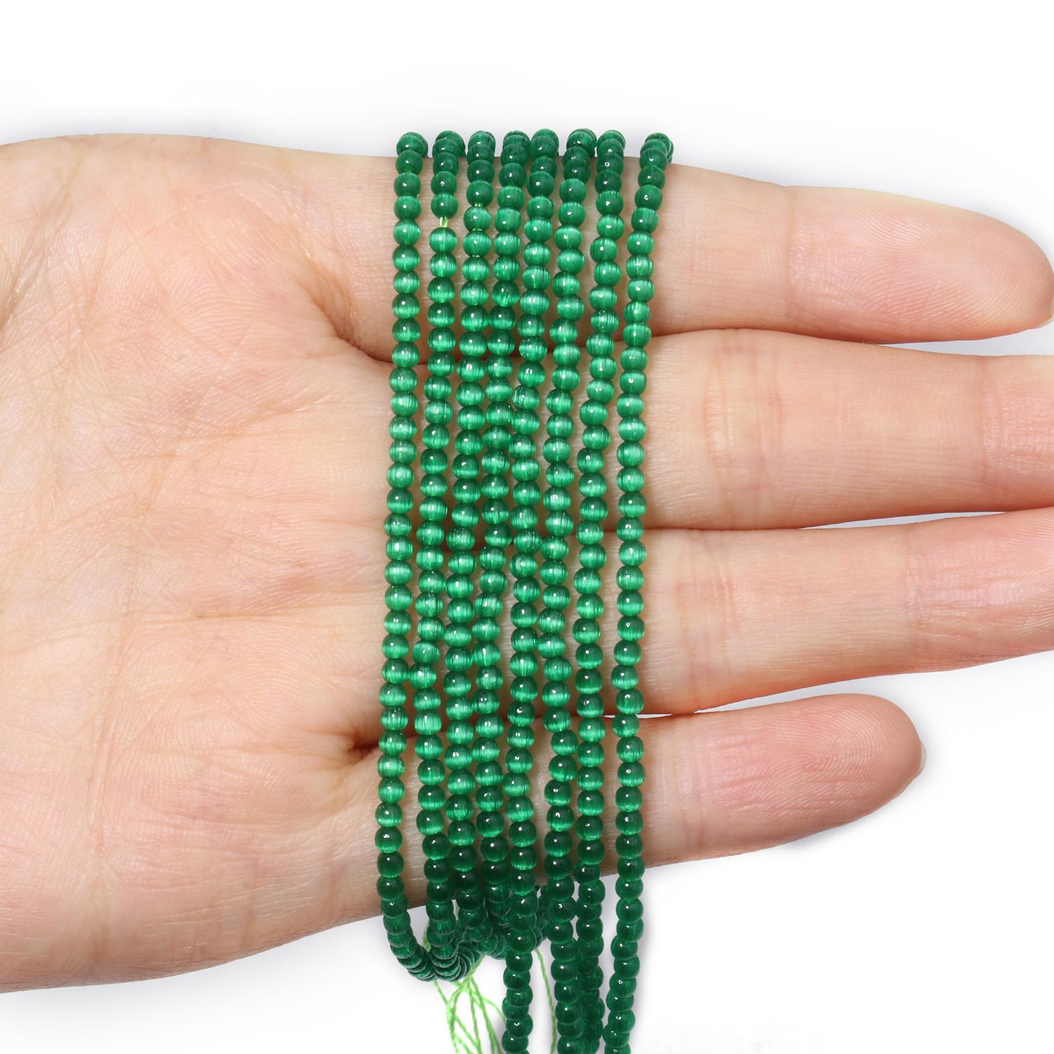 

2 мм разноцветные бусины из кошачьего глаза, маленькие бусины своими руками, разделительные бусины для изготовления ювелирных изделий, браслеты своими руками, бусины на талию, аксессуары green зелёный