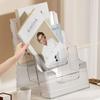 Plastic Pamphlet Flyer Organizer 3 Tiers Document Display Stand Desktop Book Stand  Study Room