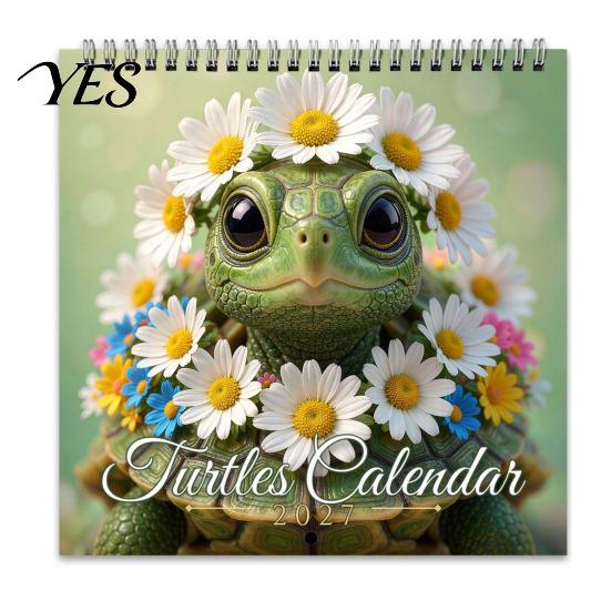 Practical Home Office Supplies Funny Animal Wall Calendar 2027, 12 Months Jan. to Dec., Spiral Bound Hanging Planner Calendar, Monthly with