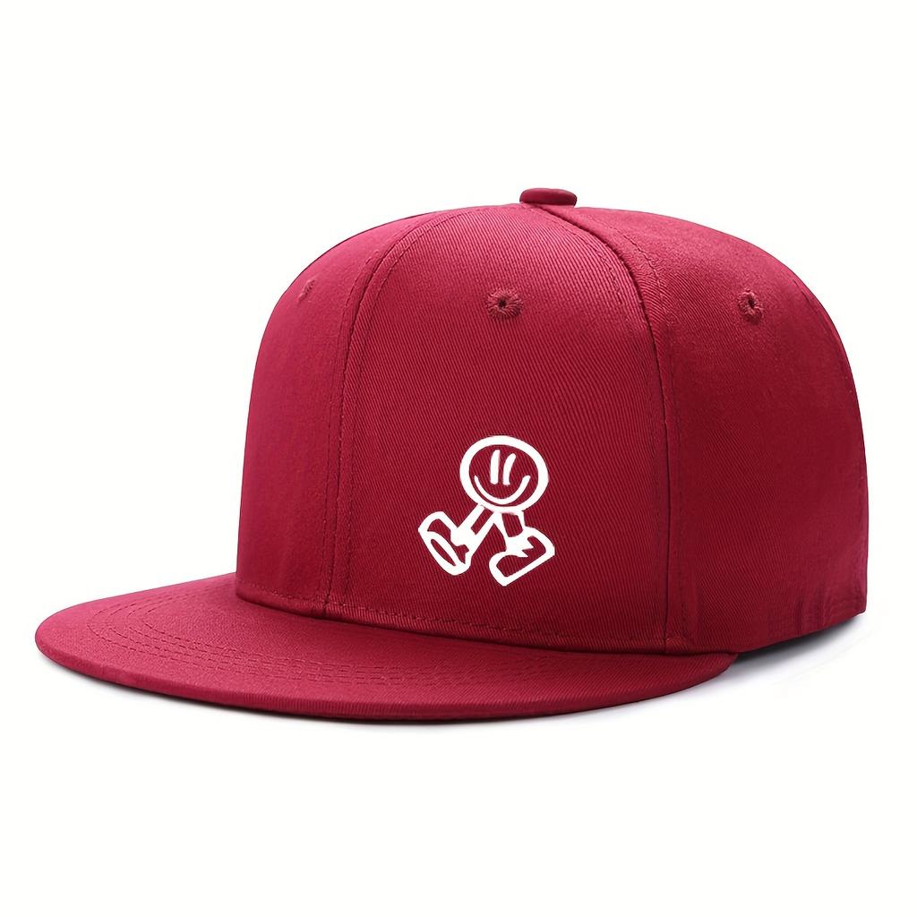 Hats for women in spring and summer, outdoor flat brimmed hats for men, hardtop breathable wide brimmed hip-hop hats, American s
