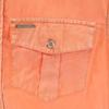 Emporio Armani Short Sleeve Full Zip Button Down Shirt S Orange Series Men's Used