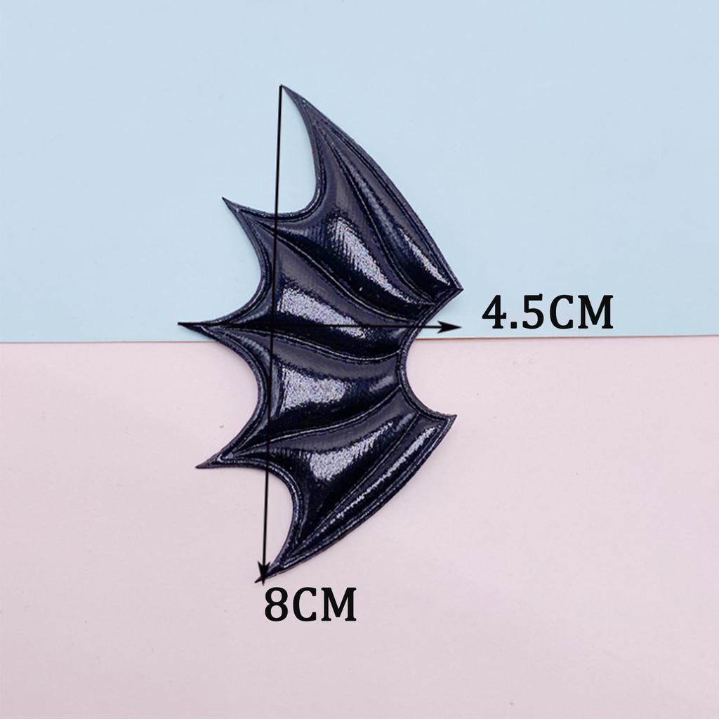 Leather Devil Bat Wings Handmade DIY Accessories Halloween Costume Vampire Hairpin Decoration Materials