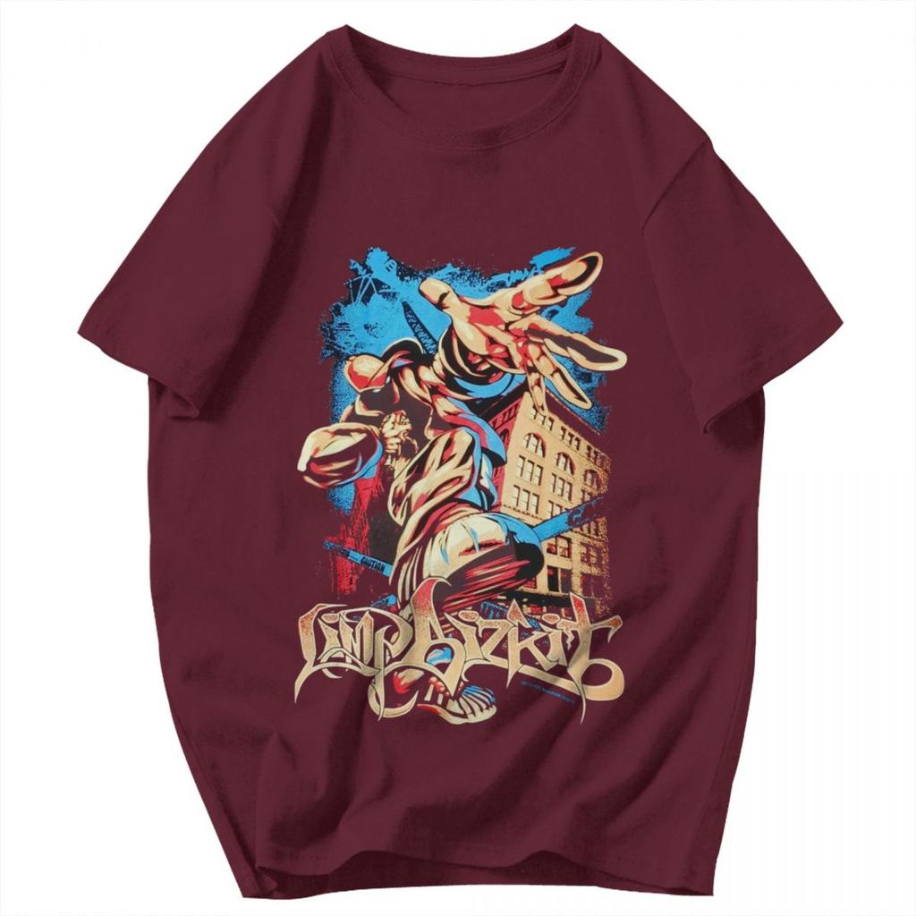 Herren T-Shirt 2025 Limp Bizkit Band Trendig Einzigartig Y2K Grafik Anime Unisex Kleidung T-Shirts