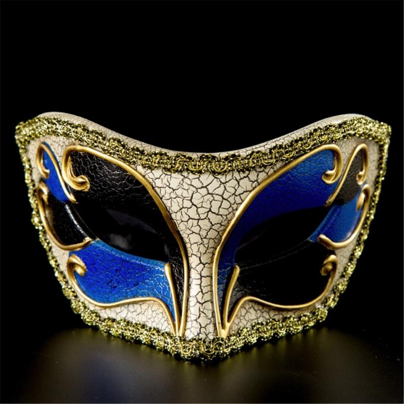 Masquerade Mask Halloween Mask Costume Decoration Half Face Mask for Women Men Halloween Masquerade Cosplay Party Proms